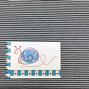 Jersey Streifen fein