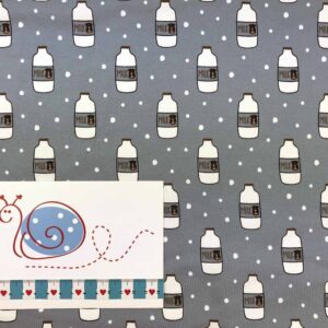 Baumwoll-Jersey Milk hellblau