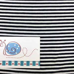 Jersey Stripe marine/weiss