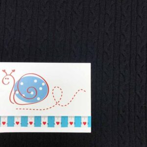 Strickstoff Merino Zopfmuster