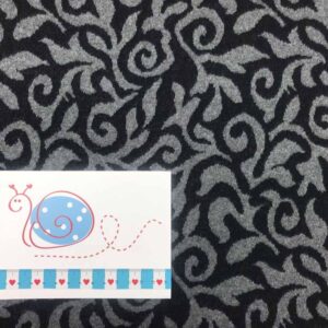 Strickstoff Jaquard Strick schwarz