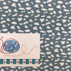 Jersey blau-weiß gefleckt