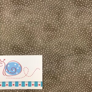 Jersey Olter Pots braun, zart rosa gepunktet