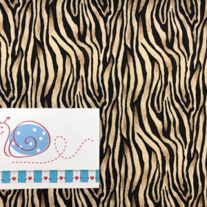 Baumwoll-Jersey mit Tigerstreifen