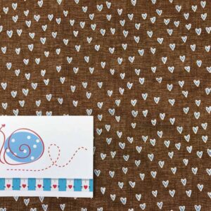 French Terry Wood Hearts