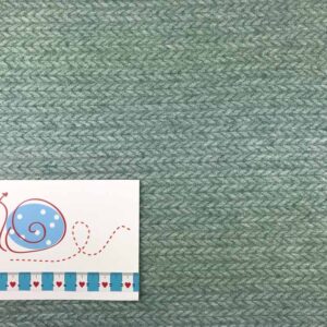 Strickstoff -Zopf-Strick Mint