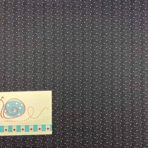 Baumwoll Popeline Snow blau