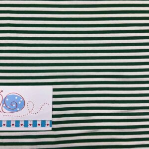 Viscose-Jersey ringel grün/weiß