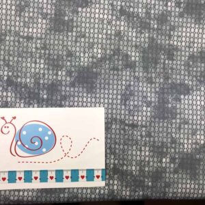 Baumwoll-Druck Marmor Spitze grau