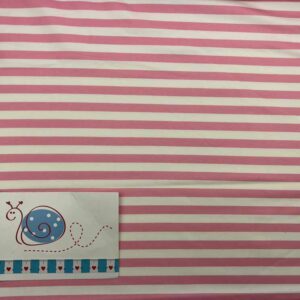 Baumwoll-Jersey Grachientstriepe 38 pink