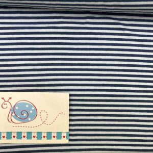 Baumwoll-Jersey Ringel 006 blau