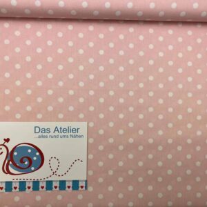 Baumwoll-Druck 021 Big Dots rosa
