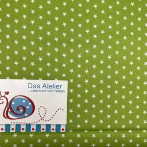 Baumwoll-Druck Petit stars apfel