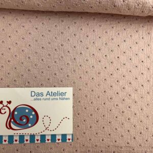 Baumwoll Lochstickerei Semina rosa