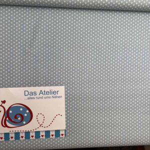 Baumwoll-Druck Petit Stars hellblau