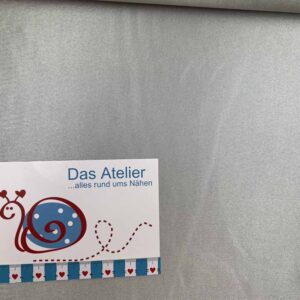 Glanzjersey Uni grau