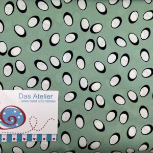 Baumwoll-Druck Eier 0001 mint