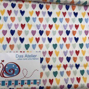 Baumwoll-Jersey Arty Heart/1