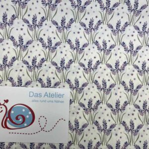 Baumwoll-Druck Emilie/22 Lavendel