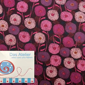 BW-Jersey Blumen rot Avalana 1161